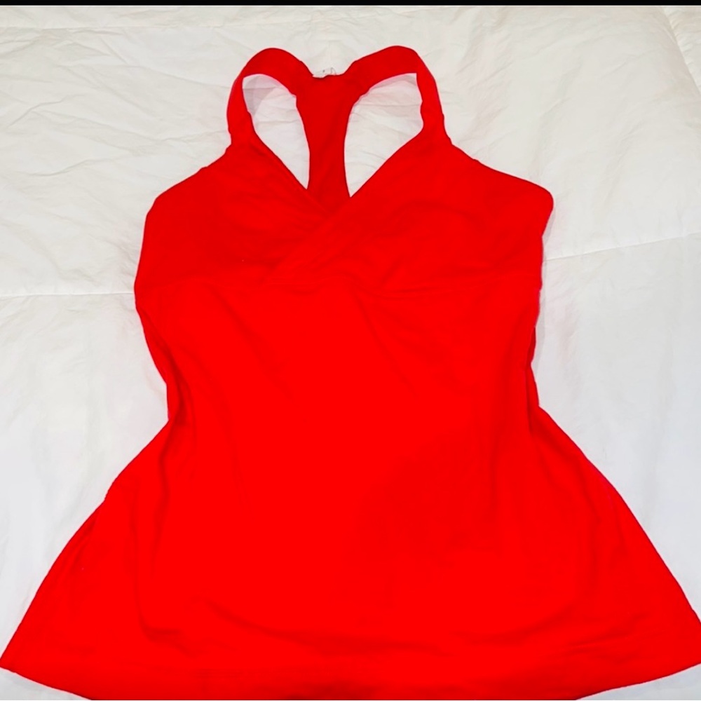 lululemon athletica Red Tank Top